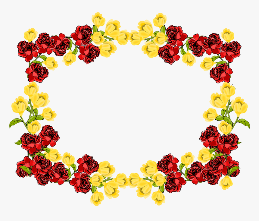 Death Photo Flower Frames Png - Flower Frame Png, Transparent Png, Free Download