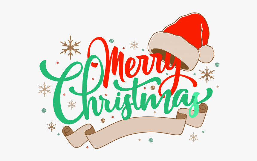 Merry Christmas Design Png, Transparent Png, Free Download