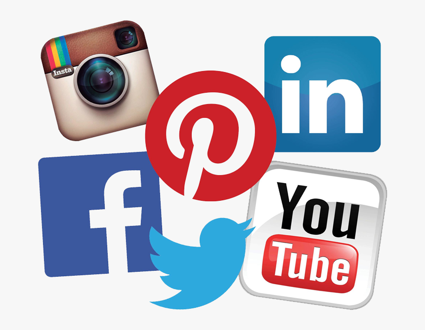 Social Media Instagram Facebook Twitter Youtube Logo - University Students And Social Media, HD Png Download, Free Download