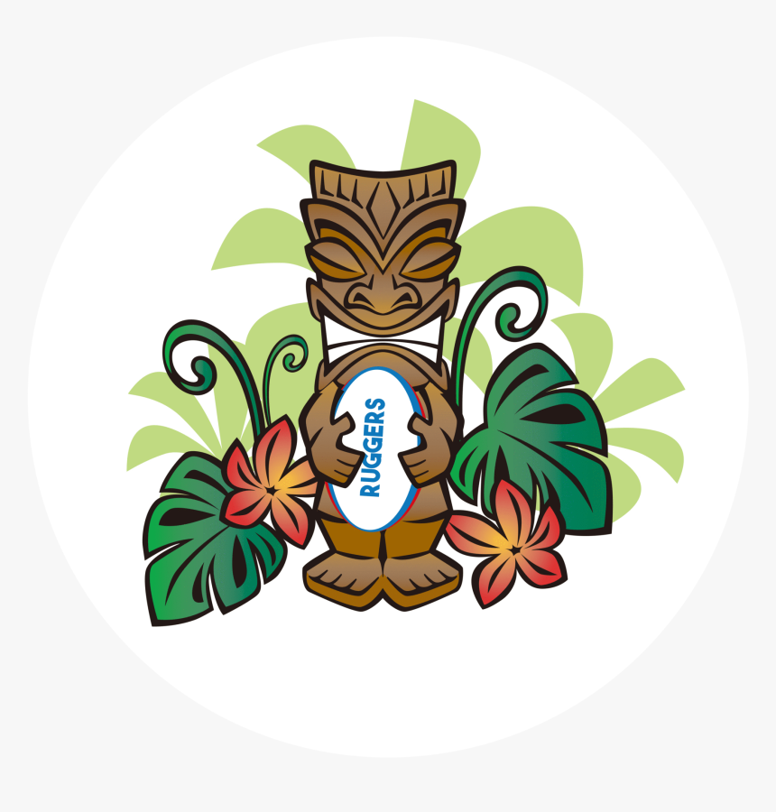 Rugby God Phone/grip Stand Clipart , Png Download - Clip Art Hawaiian Tiki, Transparent Png, Free Download