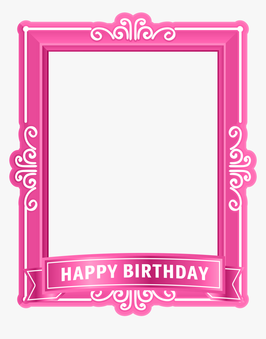 Clipart Frames Happy Birthday, HD Png Download, Free Download