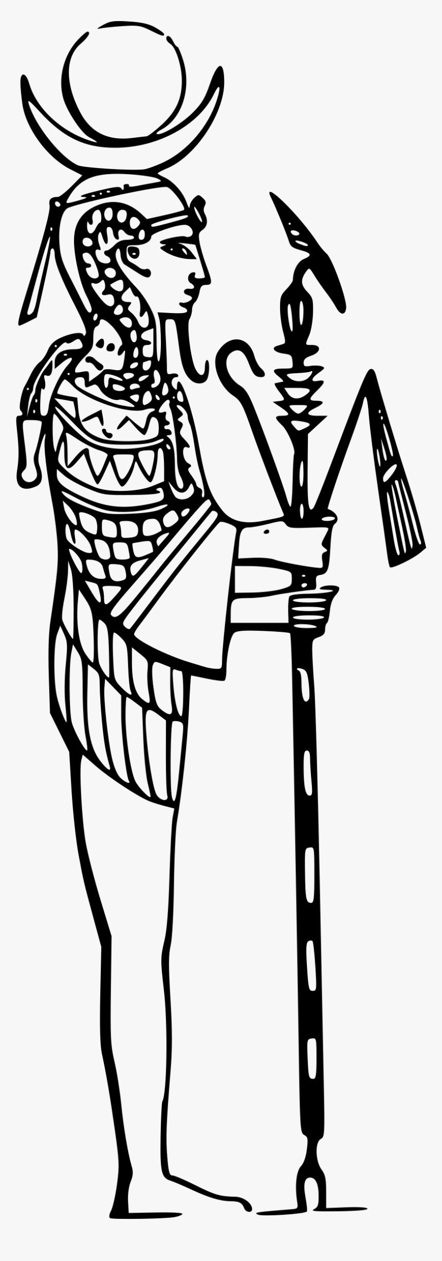 Ancient Egyptian Statue Clipart, HD Png Download, Free Download