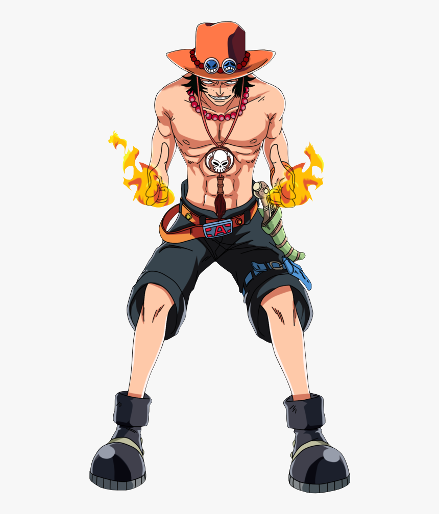 Portgas D Ace Pirate Flamme Barbe Blanche One Piece - Portgas D Ace Png, Transparent Png, Free Download