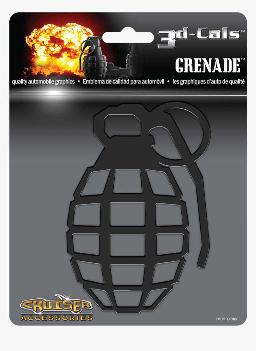 Grenade Black And White, HD Png Download, Free Download