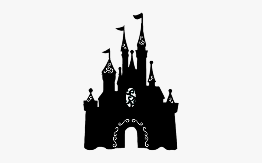 Sleeping Beauty Castle Cinderella Castle Silhouette - Transparent Disney Castle Silhouette Png, Png Download, Free Download