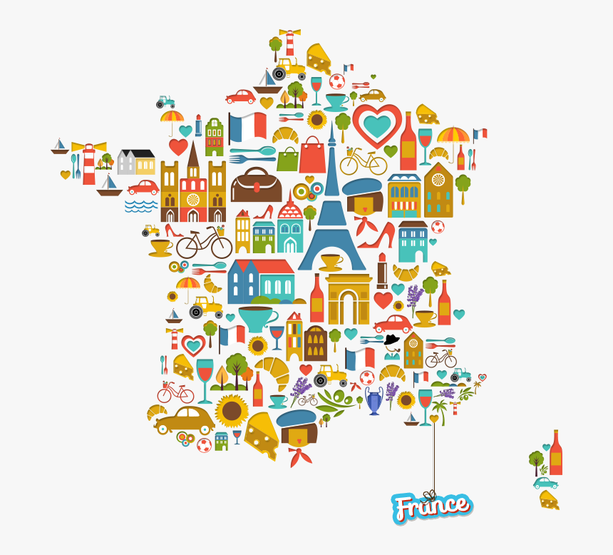 Travel Image - France Map, HD Png Download, Free Download