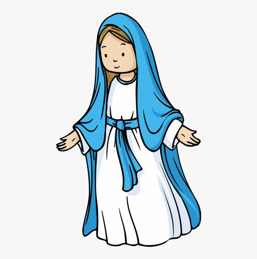 Mary Top Clip Art - Mary Mother Of Jesus Clipart, HD Png Download, Free Download
