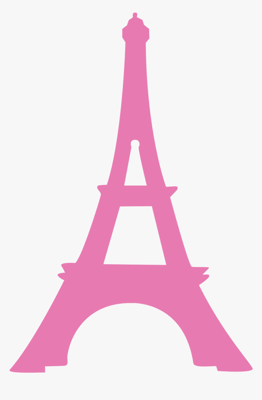 Torre Eiffel Dibujo Rosa Png - Pink Eiffel Tower Clip Art, Transparent Png, Free Download