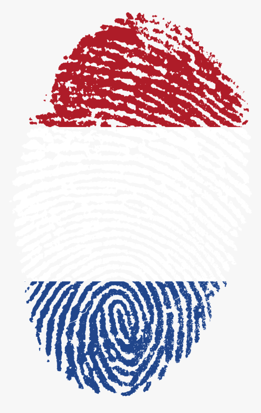 Netherlands Flag Fingerprint Free Picture - Challenges Of Digital India, HD Png Download, Free Download