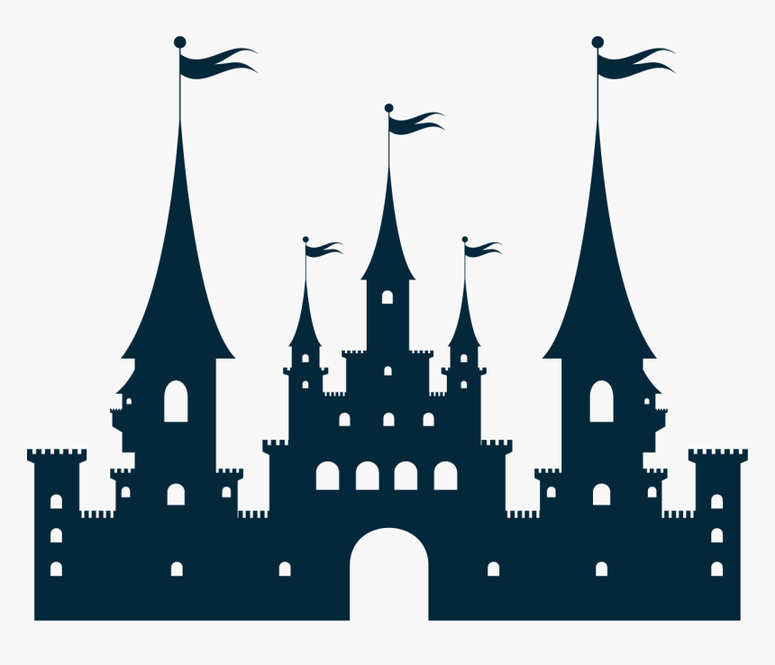 Castle Silhouette Clip Art - Transparent Silhouette Castle Png, Png Download, Free Download