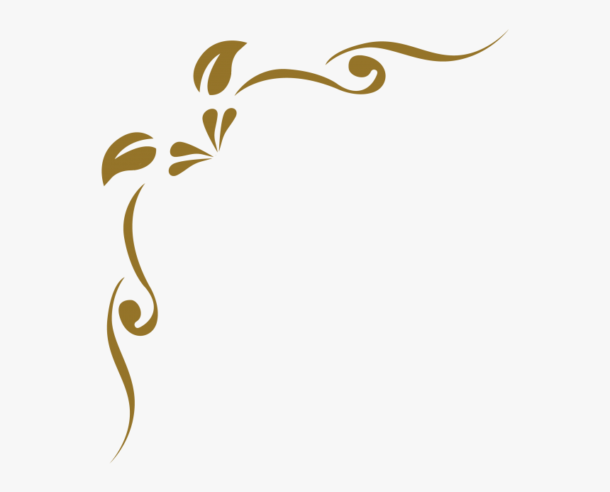 Decorative Corner - Decorative Corner Png Gold, Transparent Png, Free Download