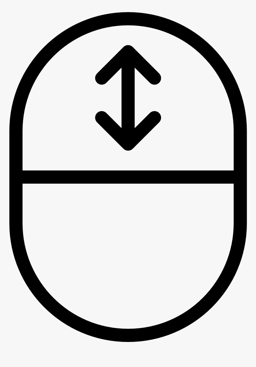 Scroll Down Button - Mouse Wheel Scroll Icon, HD Png Download, Free Download
