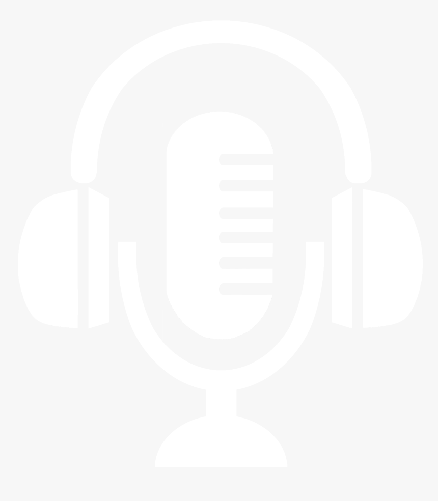 Podcast Icon White Png, Transparent Png, Free Download