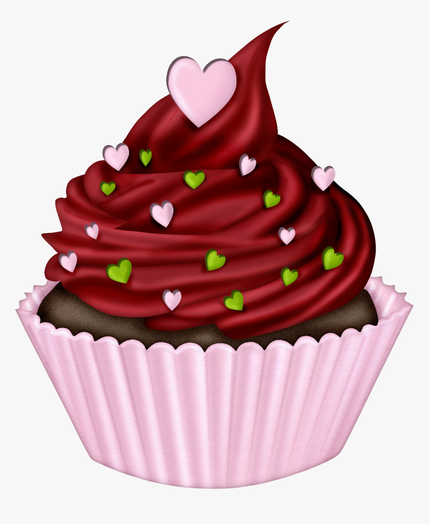 Transparent Transparent Background Cupcake Clipart, HD Png Download, Free Download