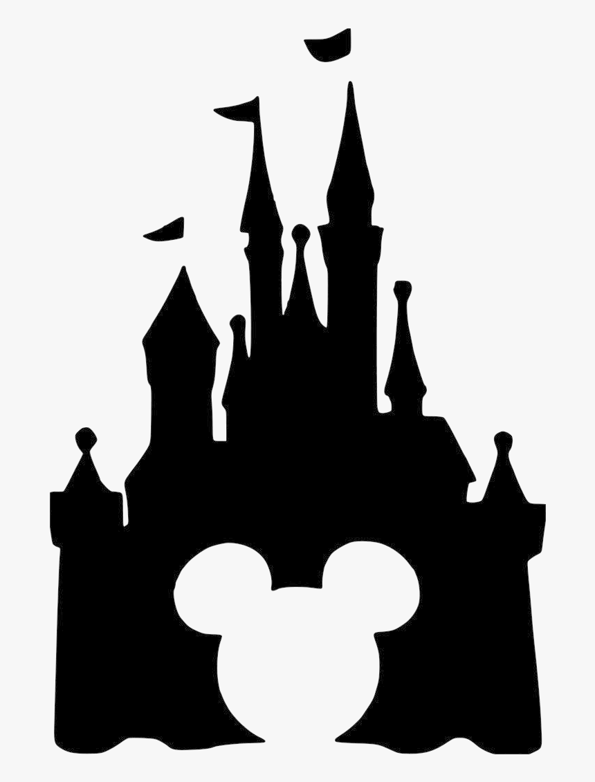 Disney Castle Ears File Size Silhouette On Clipart - Disney A Dream Is A Wish Your Heart Makes, HD Png Download, Free Download