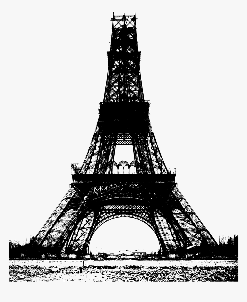 Eiffel Tower Construction Poster, HD Png Download, Free Download
