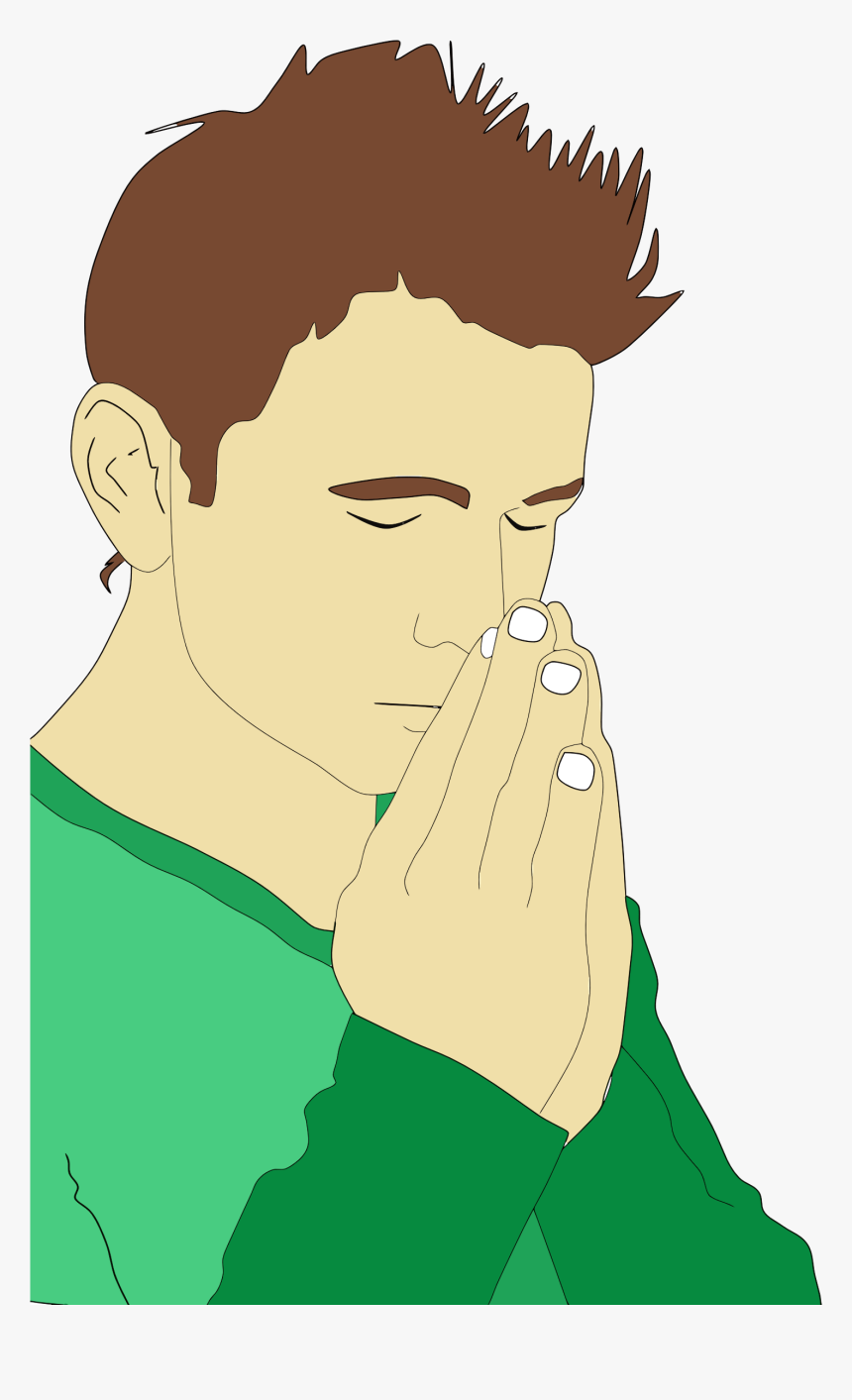 Clipart - Person Praying Illustration, HD Png Download, Free Download