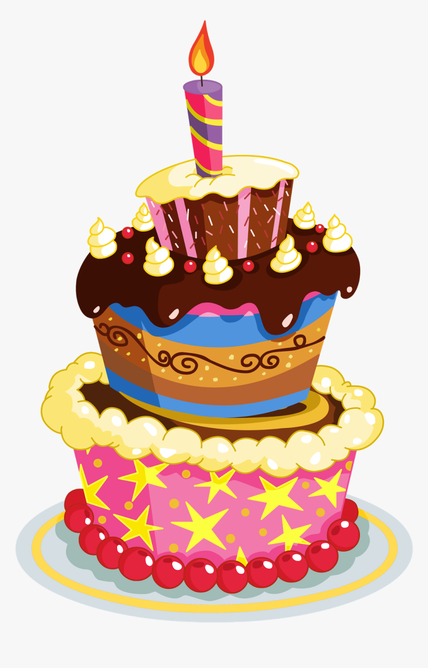 Cupcake Clipart August - Birthday Cake Images Transparent, HD Png Download, Free Download