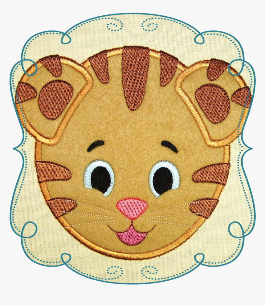 Daniel Tiger Applique - Cartoon, HD Png Download, Free Download