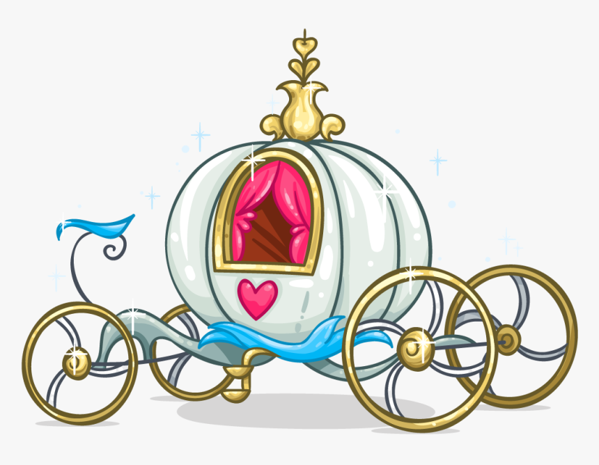 Cinderella Castle Silhouette Png For Kids - Cinderella Carriage Png, Transparent Png, Free Download