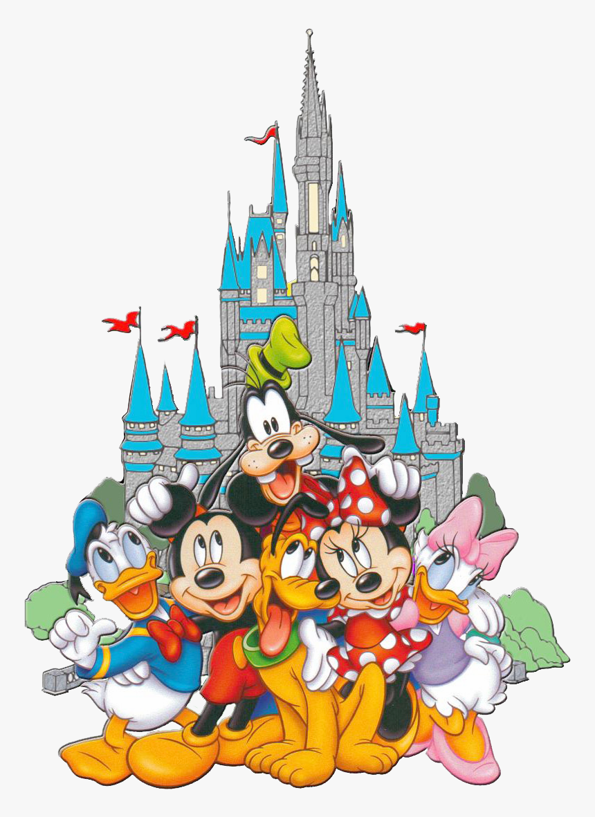 Fab 6 Castle - Cartoon Disney World Castle, HD Png Download, Free Download