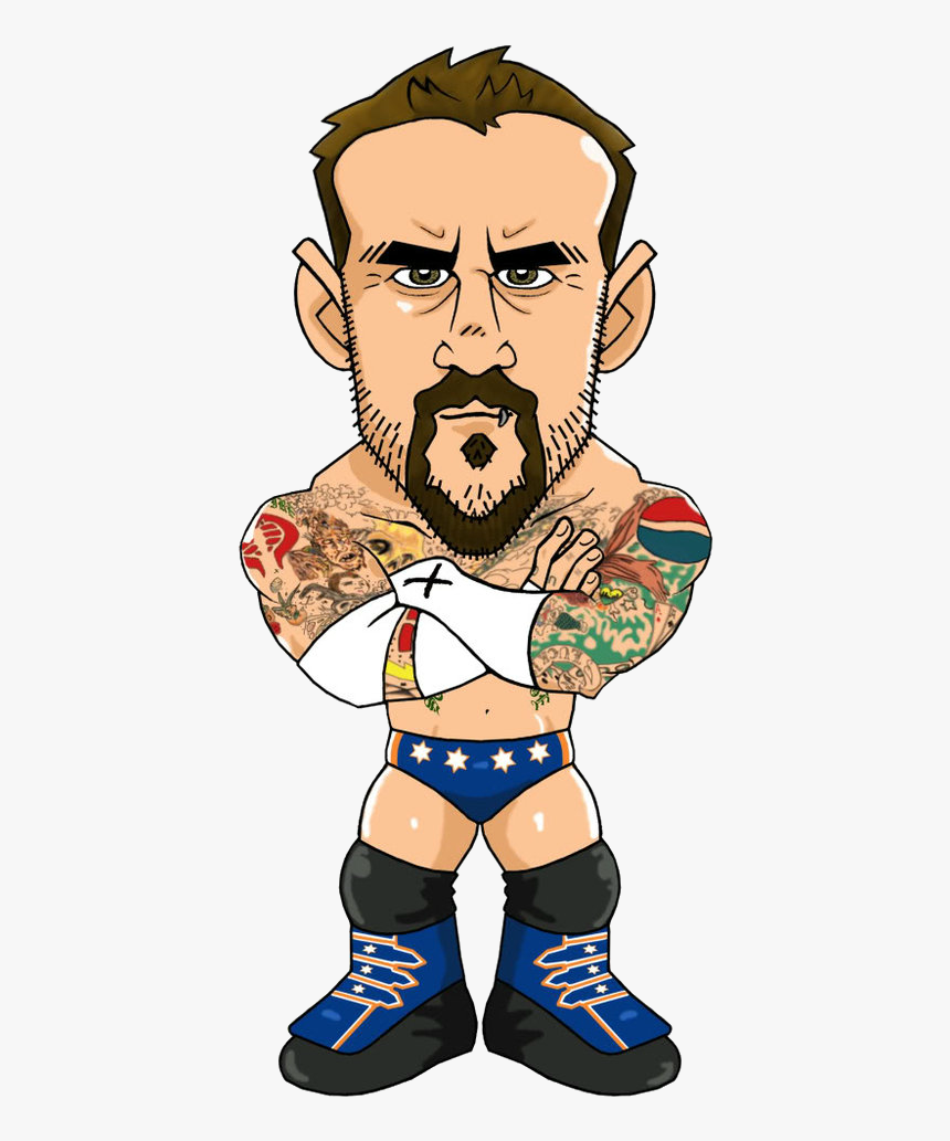 Wwe Undertaker Cartoon - Cm Punk Cartoon, HD Png Download, Free Download