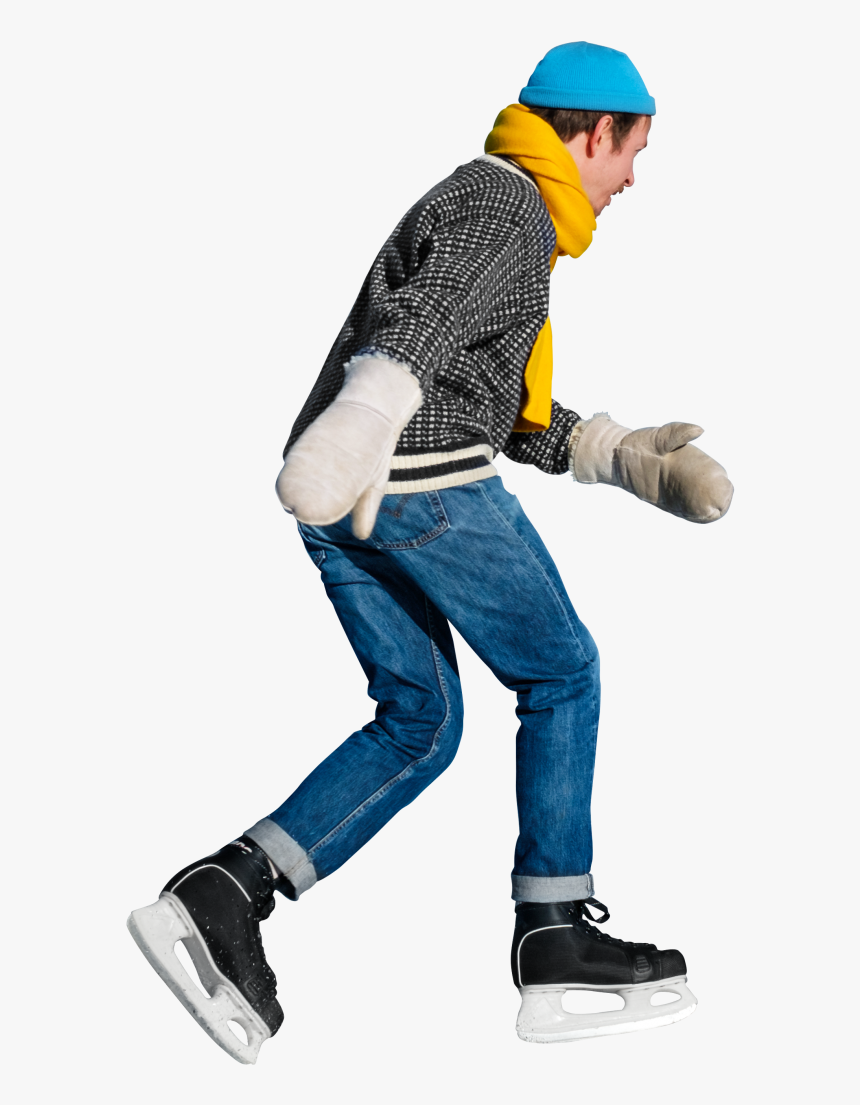 Ice Skating People Cutout, HD Png Download, Free Download
