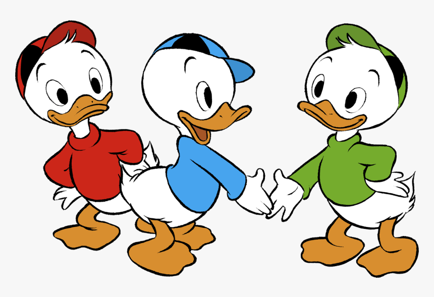 Riri, Fifi Et Loulou Duck - Huey Dewey Louie Png, Transparent Png, Free Download