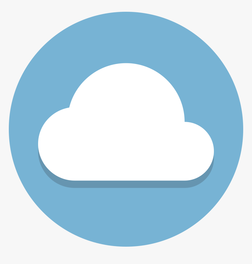 Circle Icons Cloud - Elegantthemes Beautiful Flat Cloud, HD Png Download, Free Download