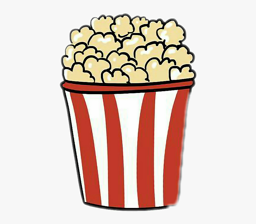 Transparent Popcorn Clipart Png - Popcorn Drawing, Png Download, Free Download