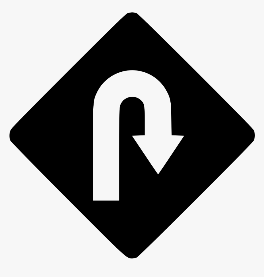 Sign U Turn - Merge Emoji, HD Png Download, Free Download