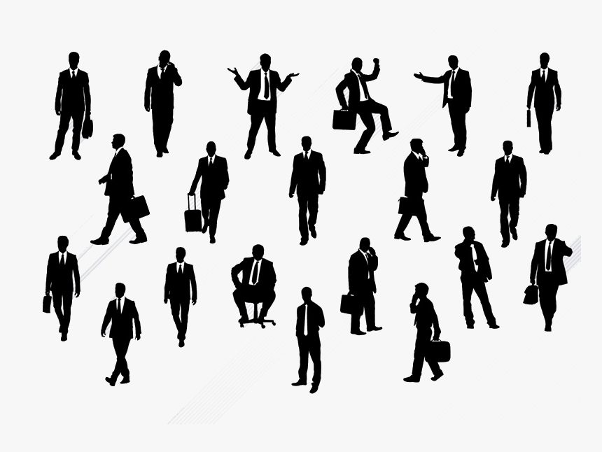 Silhouette Euclidean Vector Businessperson Illustration - Otras Maneras Participa La Sociedad Civil, HD Png Download, Free Download