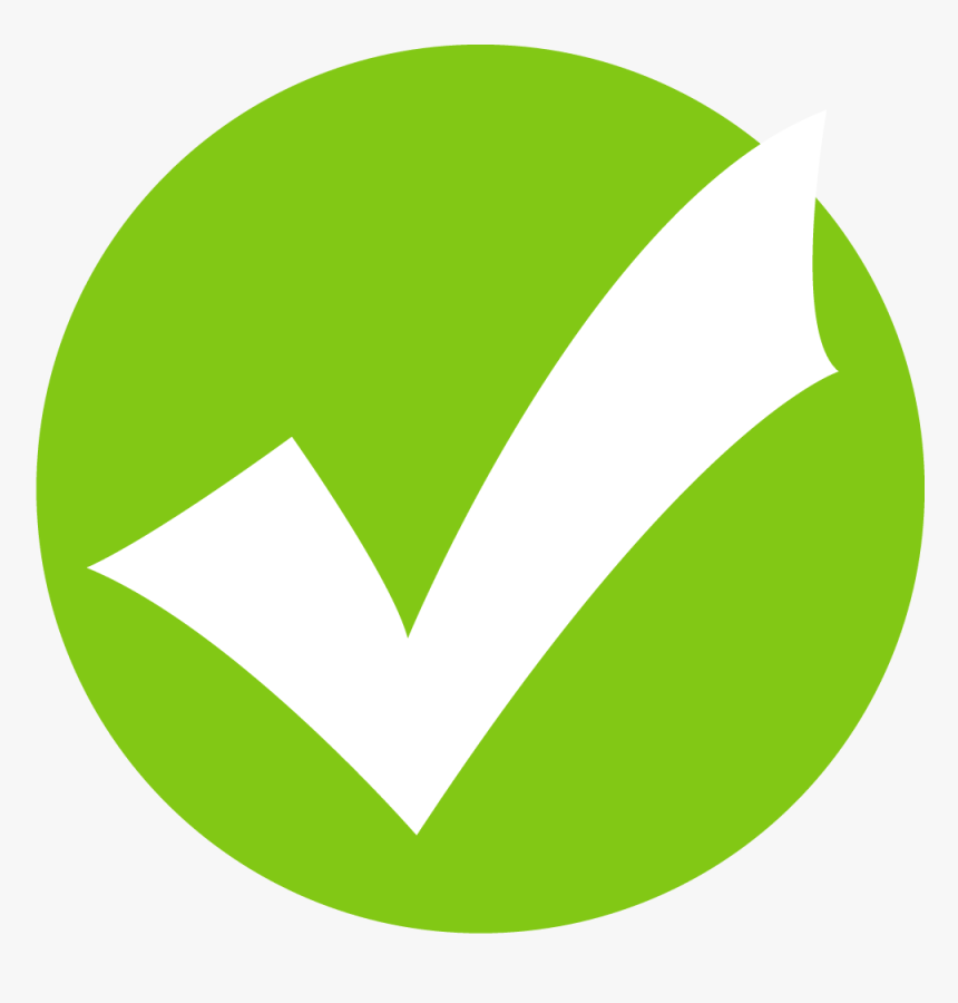 Green Tick Icon Png, Transparent Png, Free Download