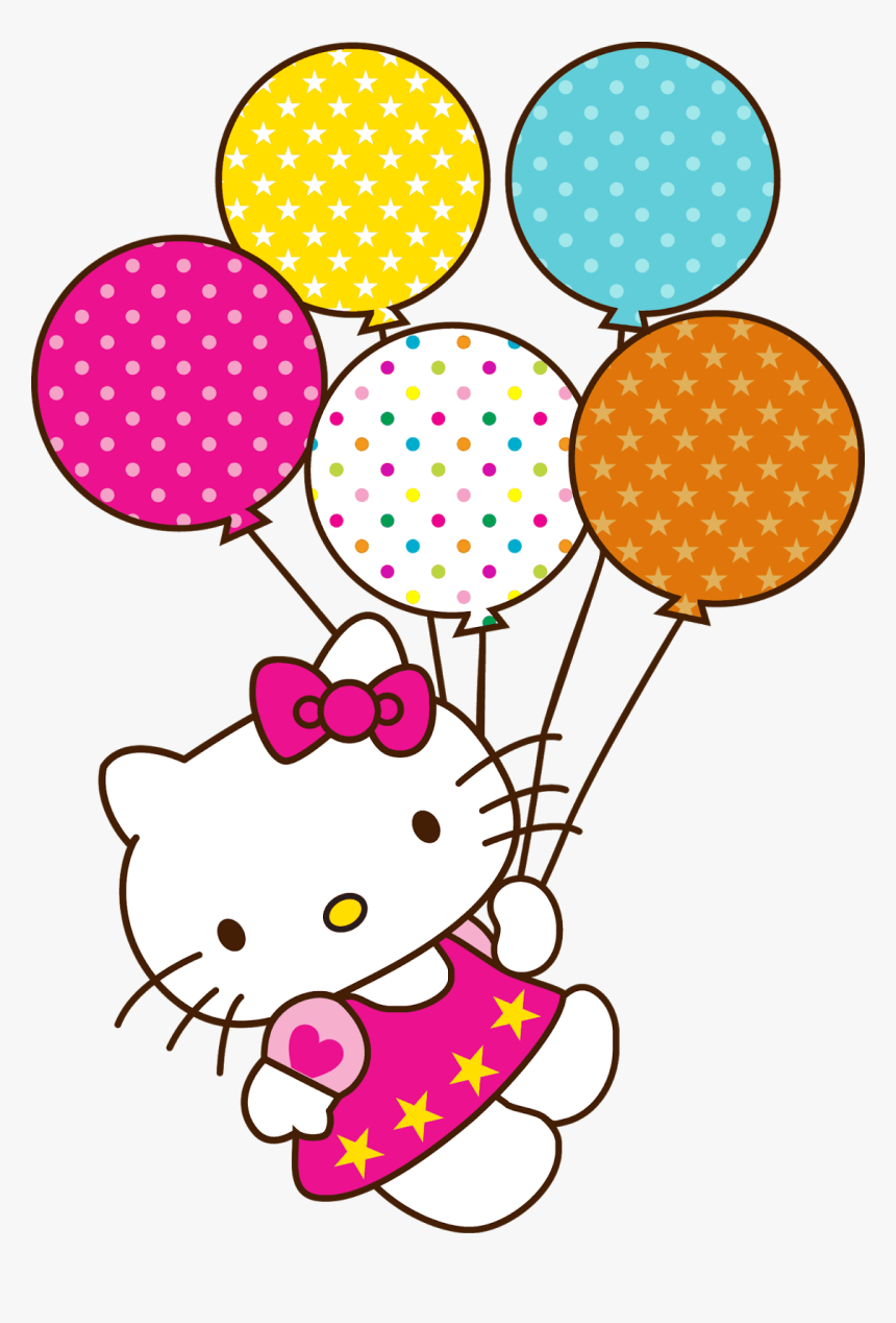 Pin By Tisha Coetzee On Graphics Board - Birthday Hello Kitty Png, Transparent Png, Free Download