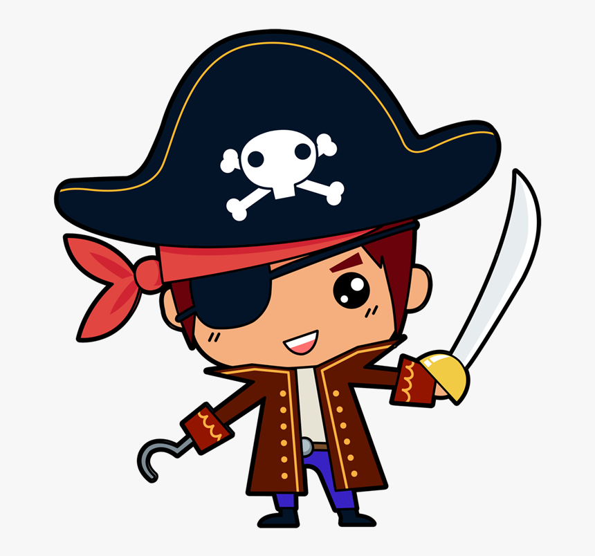 Download This High Resolution Pirate Png Image - Transparent Background Pirate Clipart, Png Download, Free Download