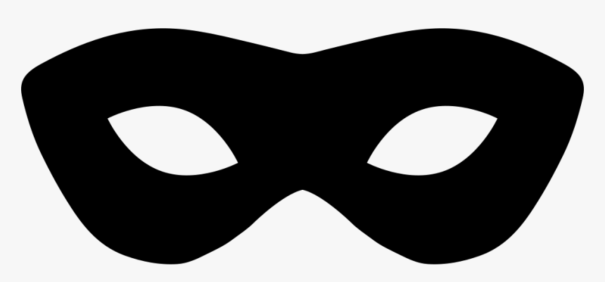 Mask Carnival Silhouette Clip Art - Черная Маска Png, Transparent Png, Free Download