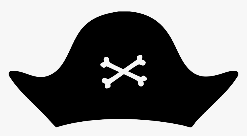 Piracy Hat Clip Art - Transparent Background Pirate Hat Png, Png Download, Free Download
