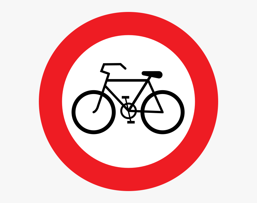 No Cycling - No Smoking Sign Png, Transparent Png, Free Download