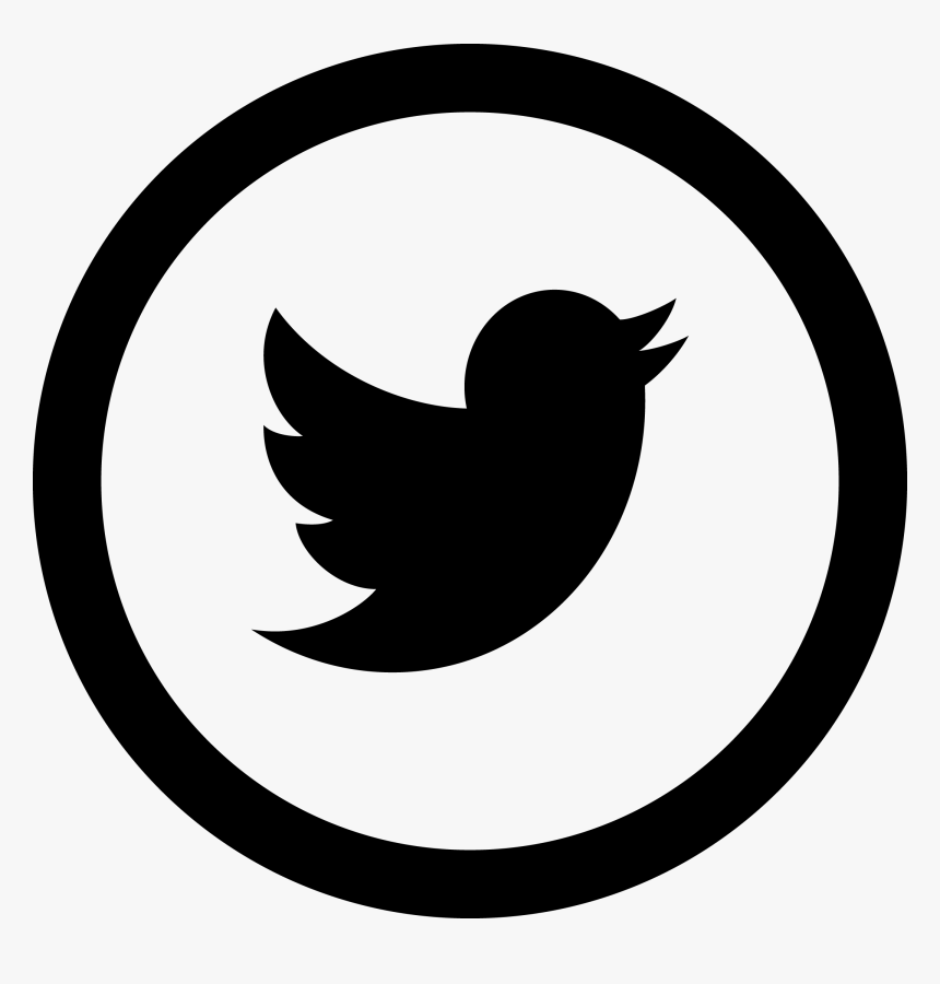 Twitter Icon In Black Circle - Number 8 In Circle Png, Transparent Png, Free Download