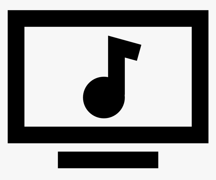 Video Clipart Music Video - Icon For Music Video, HD Png Download, Free Download