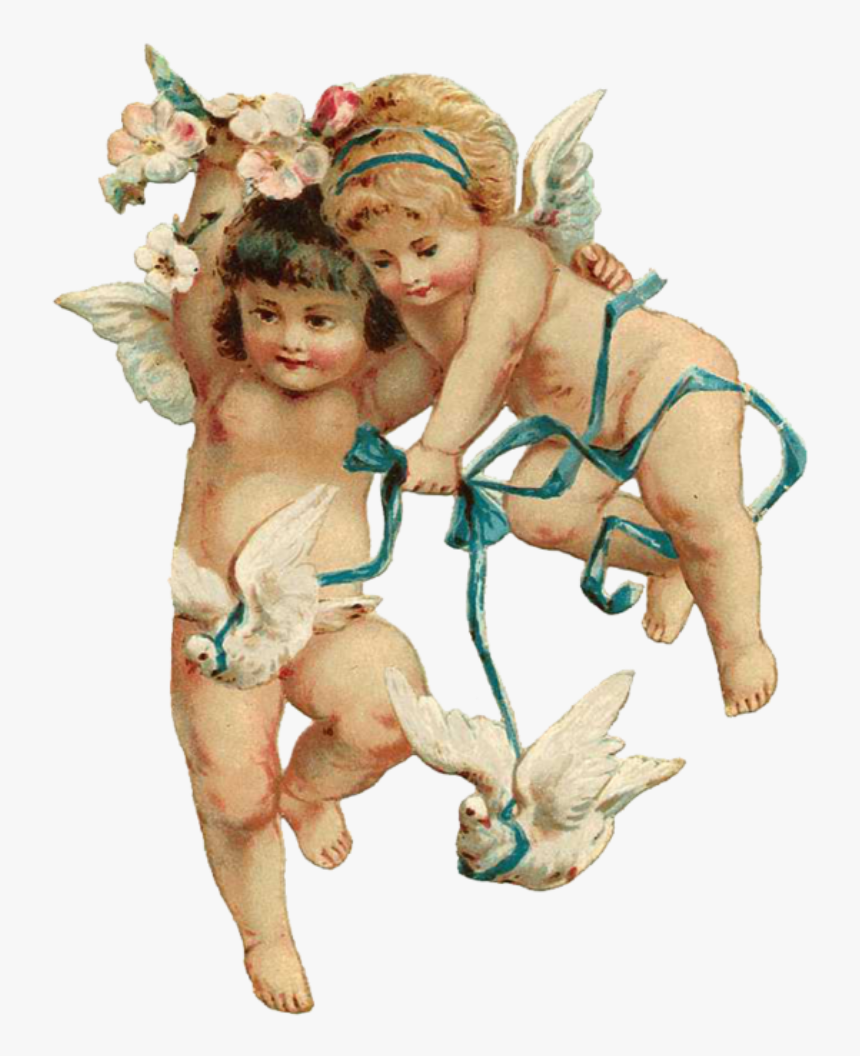 #angels #cupid #cherubs #wings #painting #fineartfriday - Cherub Png, Transparent Png, Free Download