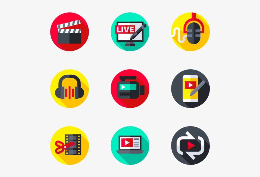 Audio And Video Edition - Audio Video File Icons, HD Png Download, Free Download