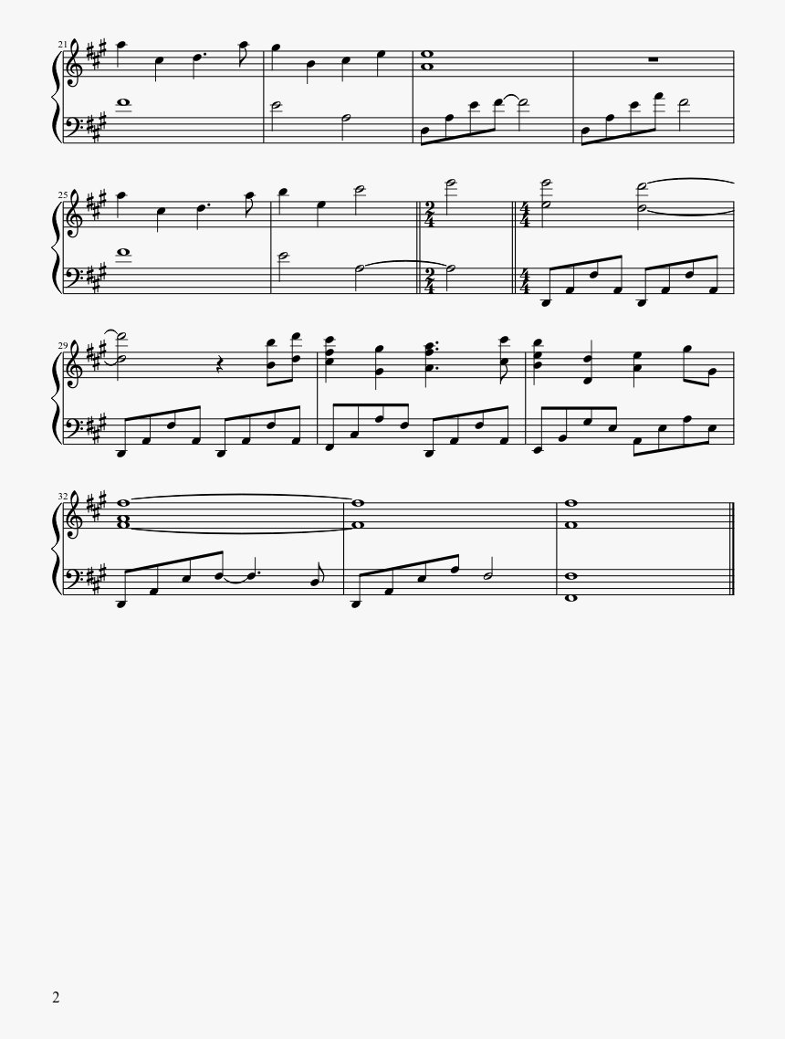 Honeymoon Avenue Easy Piano Sheet Music, HD Png Download, Free Download