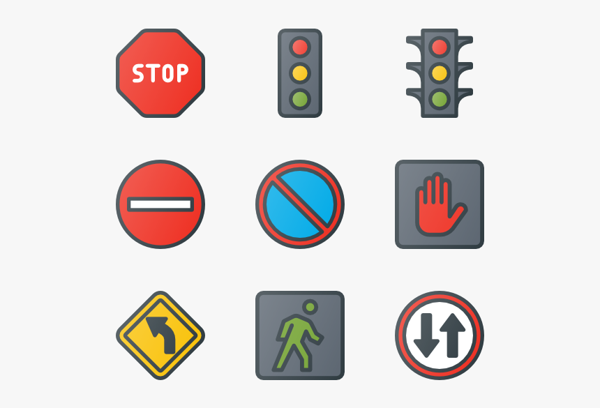 Traffic & Road Signs - Road Signs Icon Png, Transparent Png, Free Download