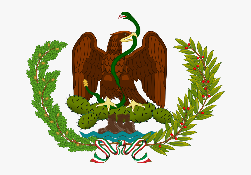 Escudo Nacional De Los Estados Unidos Mexicanos - Bandera Republicana De Mexico, HD Png Download, Free Download