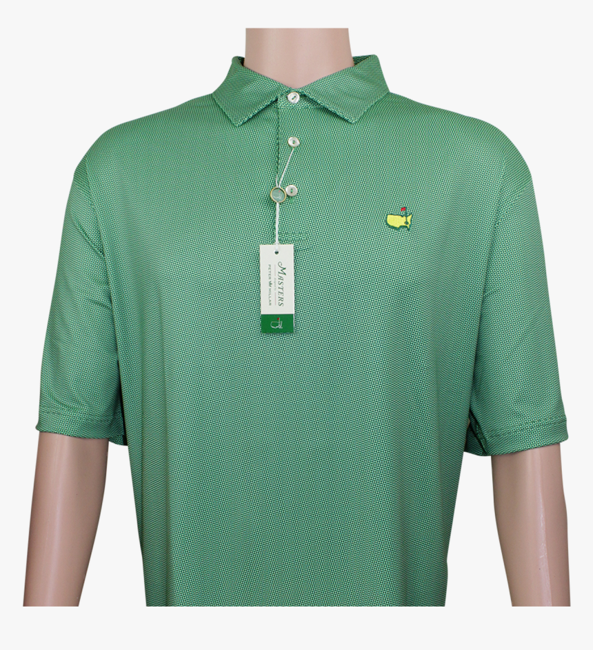 Masters Green Triangle Pattern Peter Millar Performance - Polo Shirt, HD Png Download, Free Download