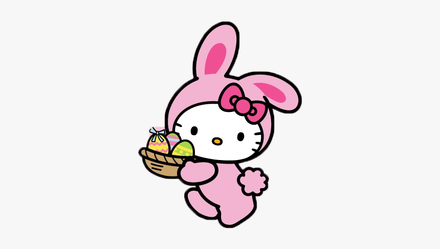 Hellokitty Png Packs - Hello Kitty Easter Gif, Transparent Png, Free Download