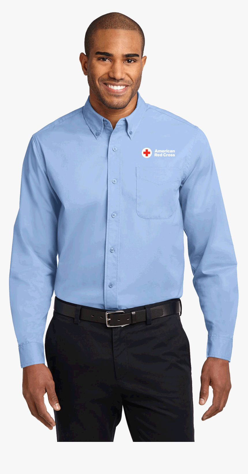 Men"s Button Down Oxford Dress Shirt With American - Lavender Dress Shirt Mens, HD Png Download, Free Download