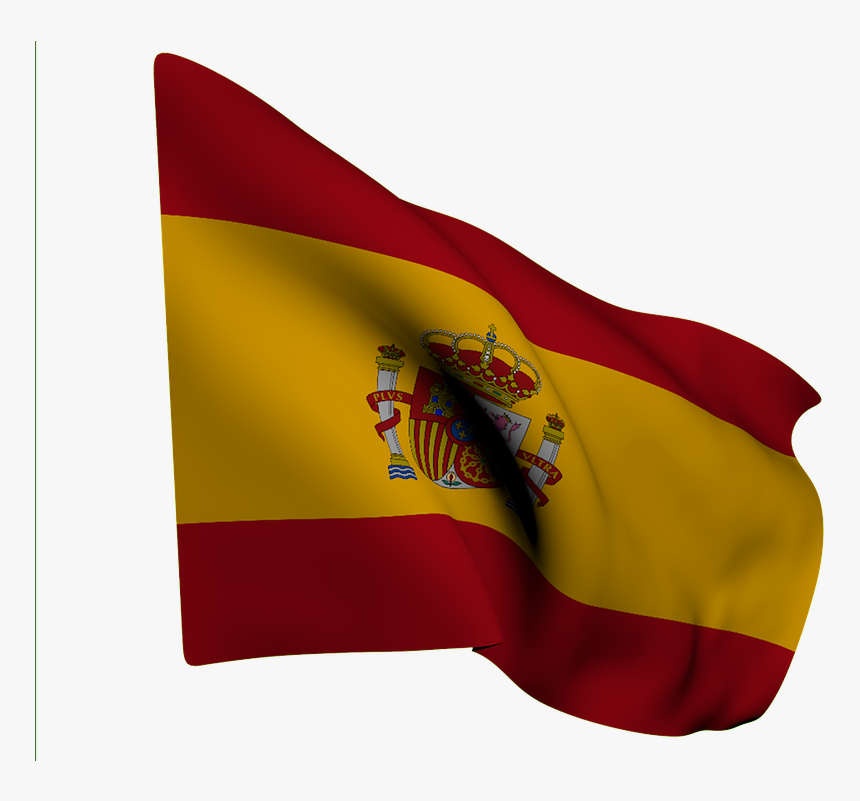 Spain Flag Png 7, Buy Clip Art - Waving Spain Flag 1800, Transparent Png, Free Download