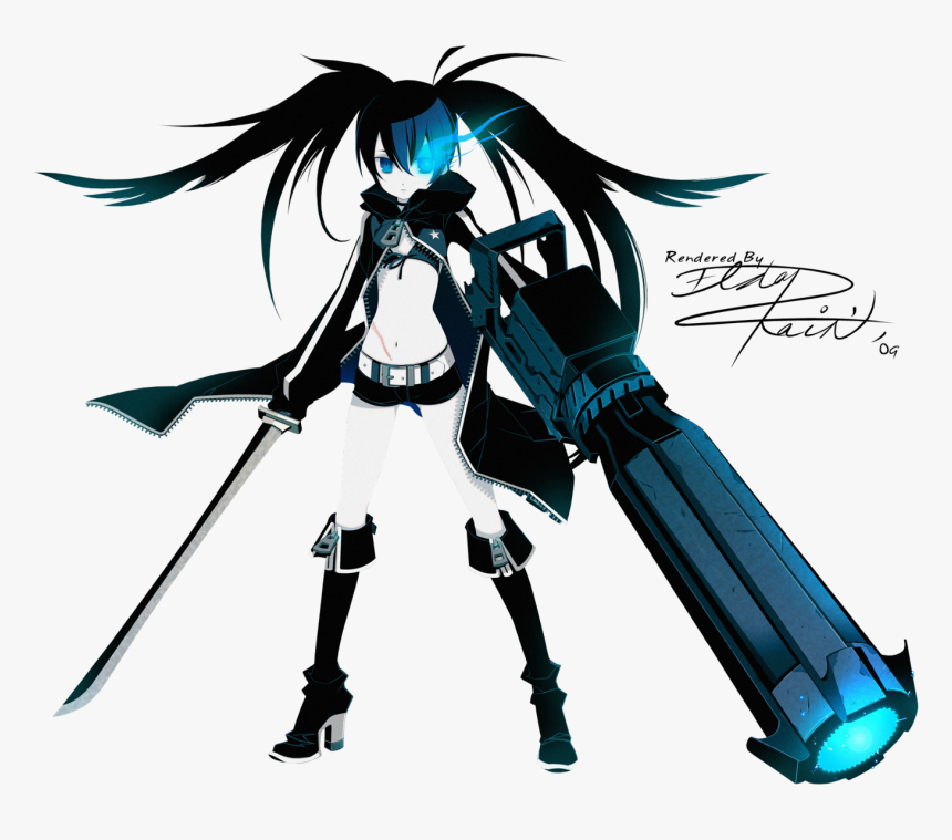 Miku Black Rock Shooter, HD Png Download, Free Download